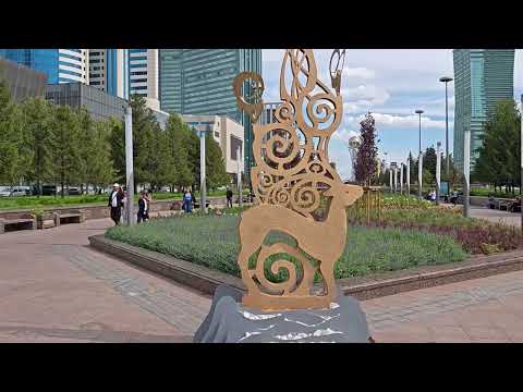 Видео: Астана бульвар Нұрлы Жол , Атырауский мост, ТРЦ Сары арка , Хан шатыр 