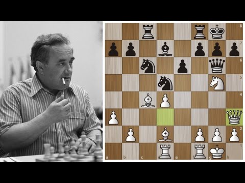 Видео: Ефим Геллер виртуозно Атакует Смыслова, используя Мощь Двух Слонов!  Шахматы.