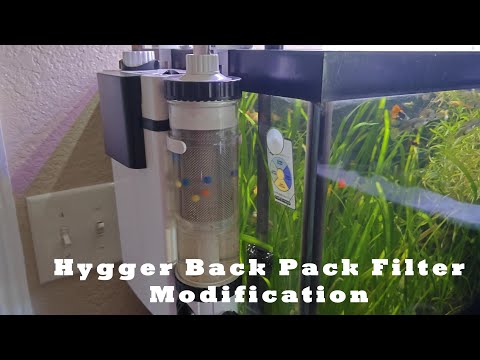 Видео: Модификация фильтра рюкзака Hygger для определенной цели #hygger