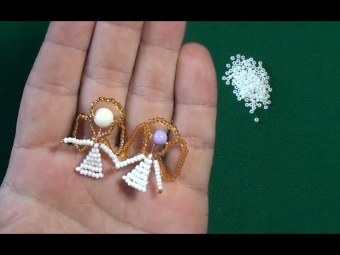 Видео: Ангел из бисера и бусины
