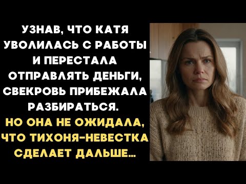 Видео: Узнав, что Катя уволилась с работы и перестала отправлять деньги, свекровь прибежала разбираться...