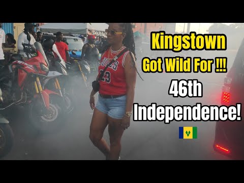 Видео: 🇻🇨 46-я годовщина Независимости прошла в Кингстауне с размахом! 🔥