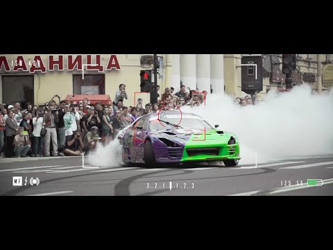 Видео: Дрифт в центре Санкт-Петербурга (Drift in the city)