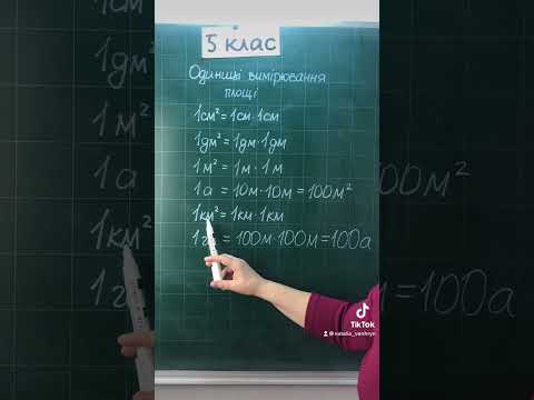 Видео: Одиниці вимірювання площі. #5клас