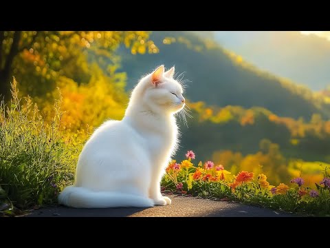Видео: Успокаивающая музыка для кошек 🐈 Музыка для сна для кошек ♬ Успокойте и расслабьтесь с кошачьей