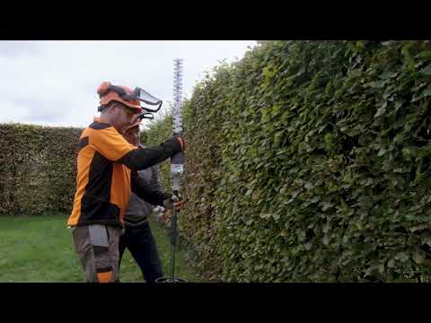 Видео: Крис Холлинс использует кусторез STIHL Long Reach | STIHL GB