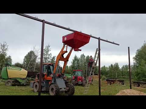 Видео: Строительство навеса - ч.3