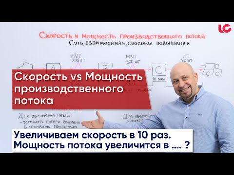 Видео: Скорость и мощность потока создания ценности | Основы Бережливого производства (Lean Production)