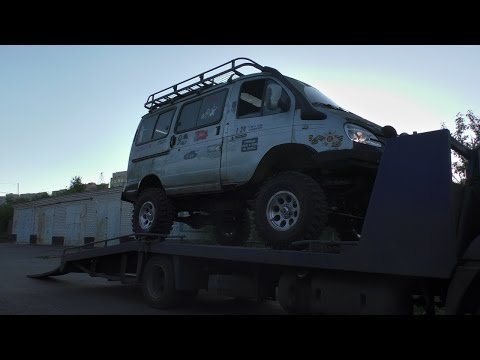 Видео: УазТех: Установка om603 с МКПП Спринтер и РК Nissan на Соболь 4х4, ЧАСТЬ 4