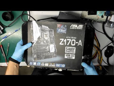 Видео: ASUS Z170-A горит CPU Led, не включается