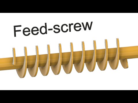 Видео: P.45. Feed-screw in Fusion 360 /Шнек во Fusion 360