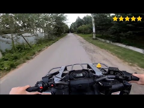 Видео: Уехал от ПОЛИЦИИ на КВАДРОЦИКЛЕ! Sharmax Hammer 300