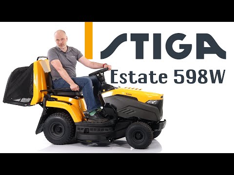 Видео: Обзор садового трактора Stiga Estate 598 W