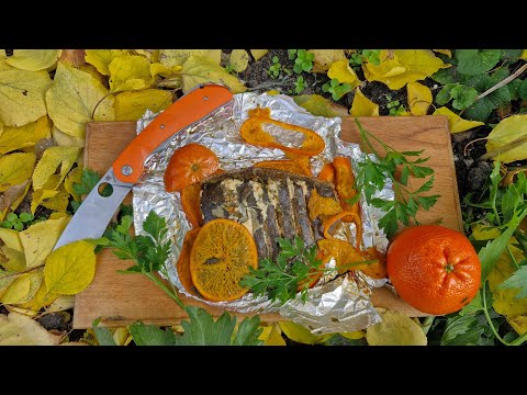 Видео: Камбала глосса запечённая с мандаринами. Вкусный праздничный рецепт