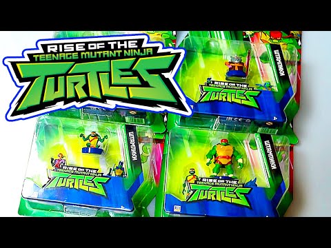 Видео: Штампики Черепашки ниндзя! Вся коллекция Rise of the Teenage Mutant Ninja Turtles