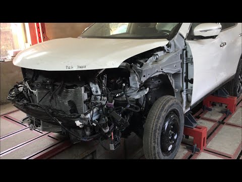 Видео: Nissan X-Trail Лобовий удар