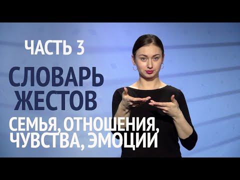 Видео: Словарь РЖЯ: Отношения, семья, общество. Часть 3