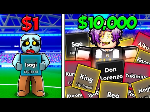 Видео: Счет $1 против $100 000 в Blue Lock Rivals…