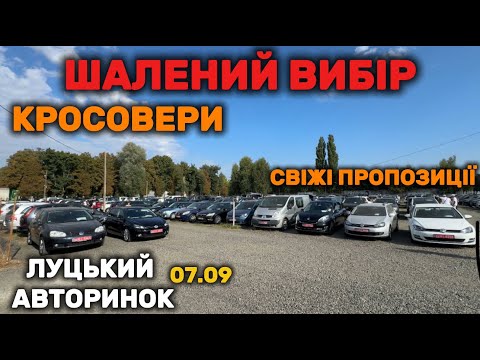 Видео: Найбільший вибір КРОСОВЕРІВ - ЛУЦЬКИЙ АВТОРИНОК СЬОГОДНІ - 07.09.2025