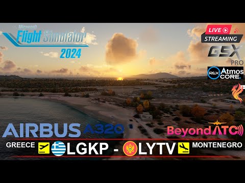 Видео: Fenix A320: Греция - Черногория! | Карпатос-Тиват-Карпатос | Две легендарные посадки | LGKP-LYTV