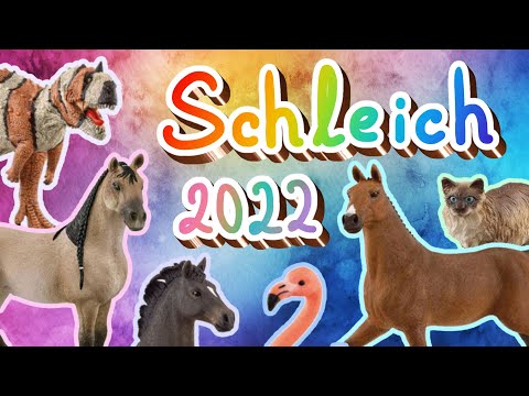 Видео: ПЕРВЫЕ ФОТО SCHLEICH 2022! | Лошади, динозавры, дикие животные