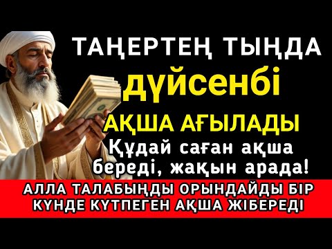 Видео: ☝️ Тыңда Өте күшті дұға дүйсенбі, Алла бір күнде ойламаған ақша байлық жібереді, ризығың көбейеді ✨🤲