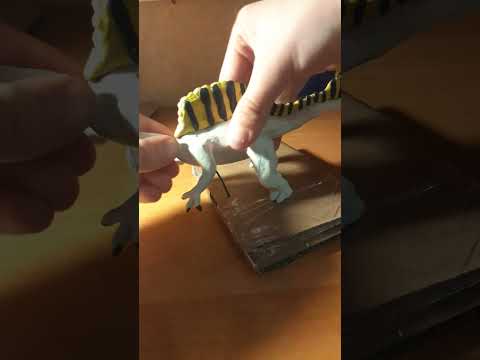 Видео: как слепить спинозавра из трейлера мир юрского периода 4