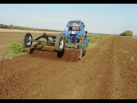 Видео: Испытание дискатора после переделки катка.