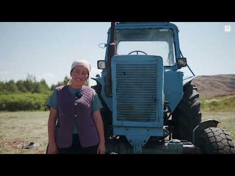 Видео: Кейіпкер жобасы: Тракторшы келіншек.