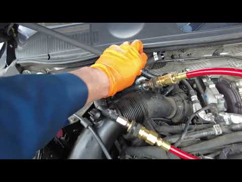 Видео: VW TOUAREG II NF 3.0 V6 TDI CJGD CRCA Промывка чистка дизельных форсунок ТНВД топливной системы