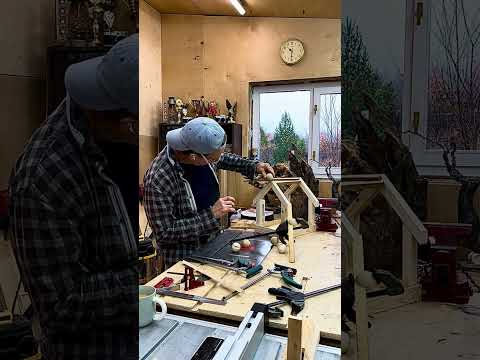 Видео: Пилю усы ;) #wood #handmade #woodworking #woodlamp #ateliernoir