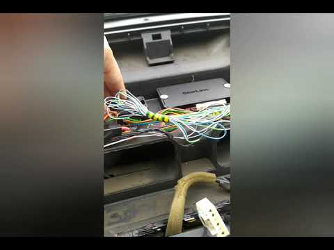 Видео: Размещения StarLine s96v2 на Mazda 3 BK 1.6 AT   кнопка Старт стоп.