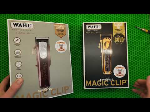 Видео: Wahl Magic Clip cordless GOLD - распаковка, обзор, разборка