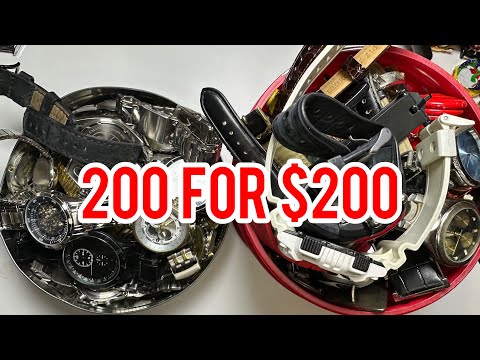 Видео: Я купил 200 загадочных часов у подписчика (ОТЛИЧНЫЕ НАХОДКИ)