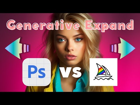 Видео: Новинка: Photoshop Generative Expand | Как использовать + сравнение с Midjourney Pan Function