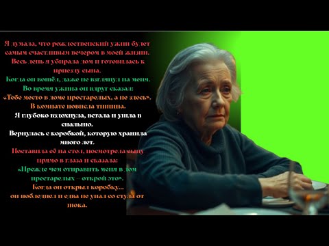 Видео: Мой сын крикнул: «Тебе место в доме престарелых!» — и тогда я дала ему нечто, что изменило всё…