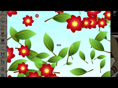 Видео: INKSCAPE - композиция из листиков