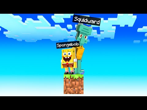 Видео: Minecraft, но мы на ОДНОМ БЛОКЕ: издание SpongeBob!