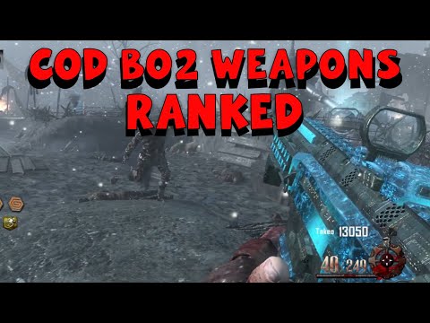 Видео: Оружие в режиме COD Bo2 для зомби: от худшего к лучшему