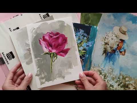 Видео: Обзор бумаги для масляной живописи 🎨🖌️
