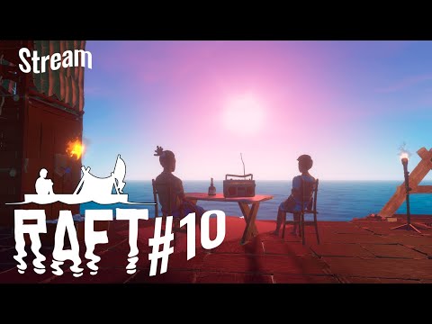 Видео: Raft — выживание в океане с акулой!