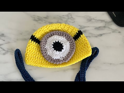 Видео: Шапка миньон. Подробный мастер класс.