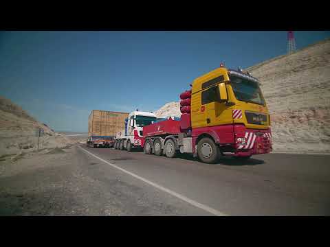 Видео: NAWINIA организовала перевозку компрессорного и газотурбинного оборудования