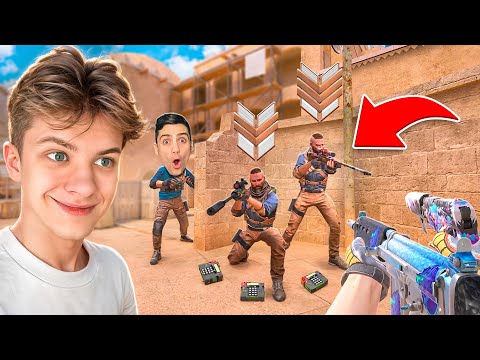 Видео: Притворились ЧИТЕРАМИ на БРОНЗАХ с РИКОМ Чтобы ПОЛУЧИТЬ БАН.. (STANDOFF 2)