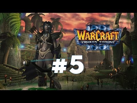 Видео: Warcraft 3 Ледяной Трон - Часть 5 - Ужас из глубин - Прохождение кампании Ночные эльфы