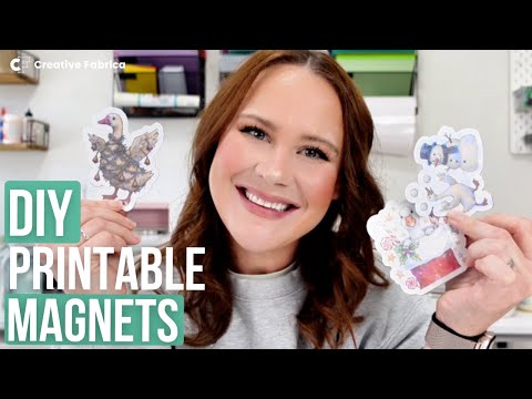 Видео: Cricut Magnets: урок по изготовлению самодельных печатных магнитов для начинающих