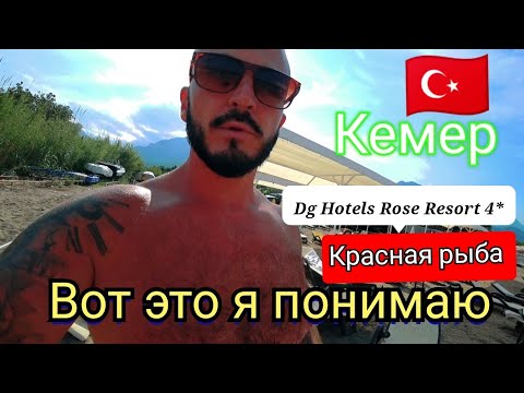 Видео: Турция 🇹🇷 БЮДЖЕТНЫЙ ОТЕЛЬ Кемер Dg Hotels Rose Resort 4* Красная рыба живая музыка