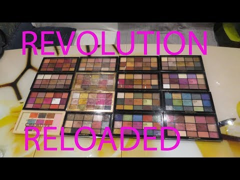 Видео: ВСЕ МОИ ПАЛЕТКИ REVOLUTION RELOADED ч. 1