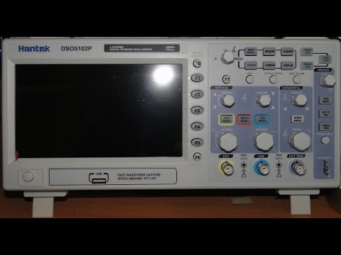 Видео: Осциллограф Hantek DSO5102P