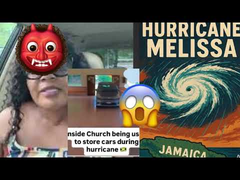 Видео: Ураган Мелисса ‼️Пасторская машина⁉️злая женщина желает смерти ямайскому блогеру‼️👀